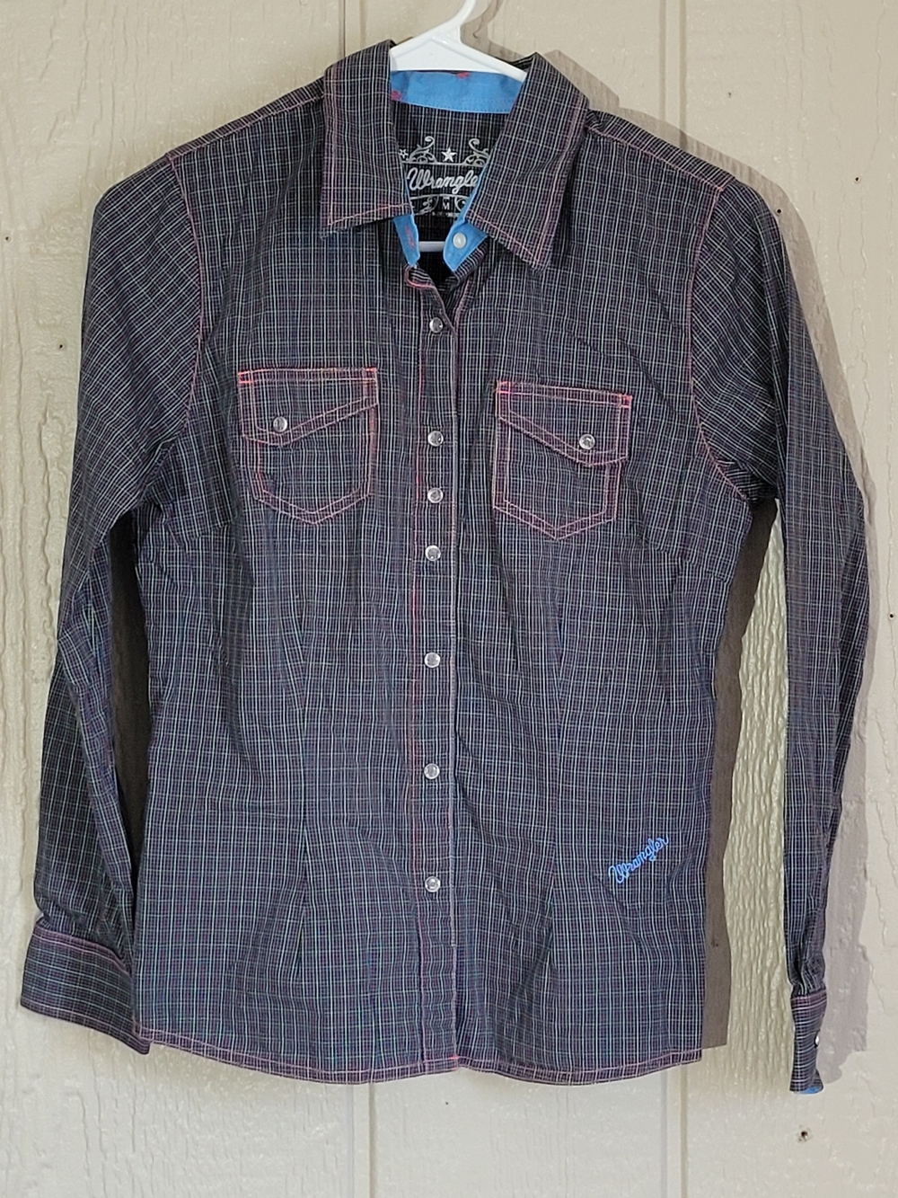 Wrangler Plaid Long-Sleeve Shirt
